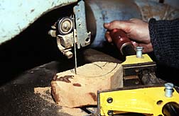 cutting on bandsaw